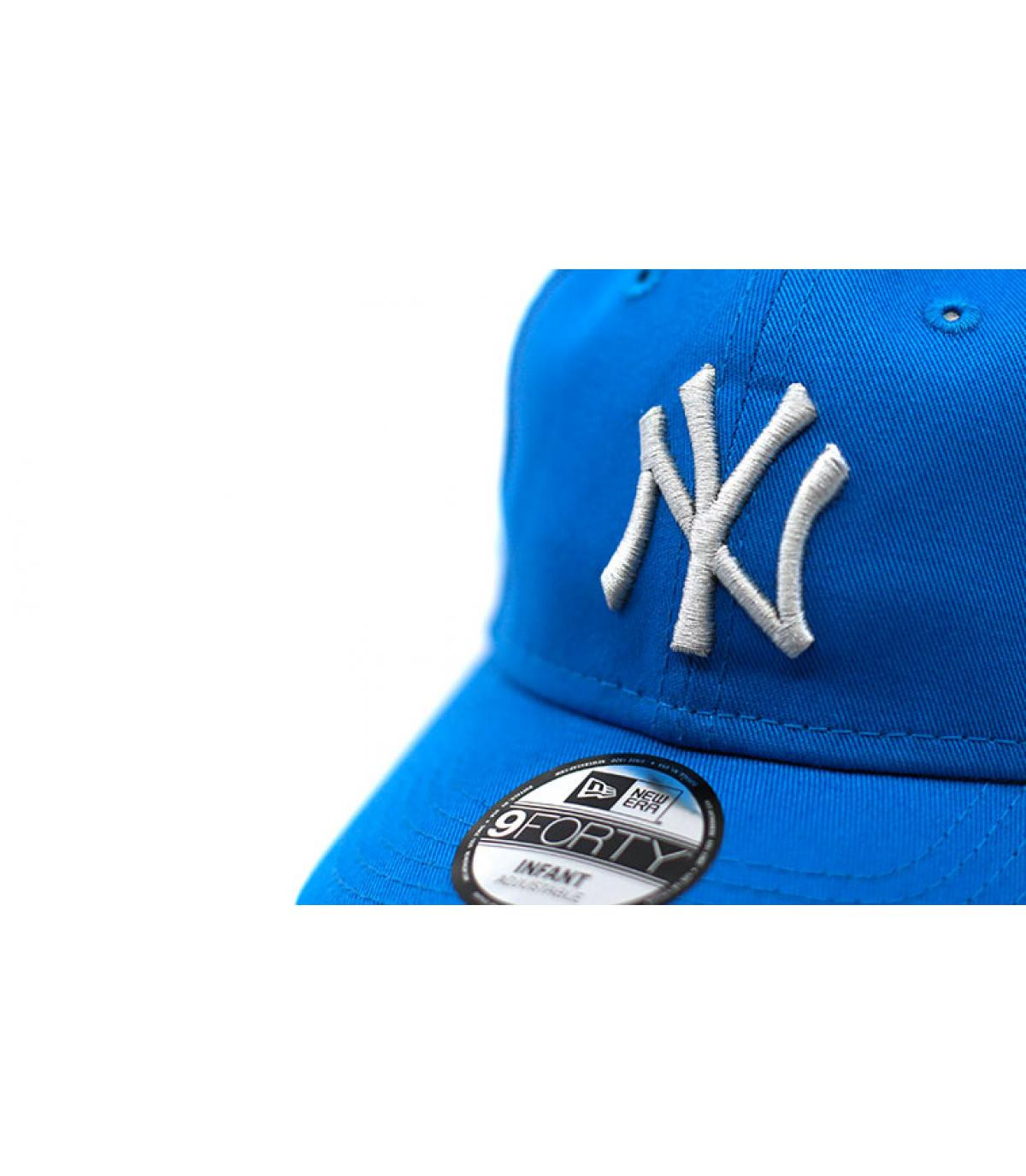 gorra bebe NY azul